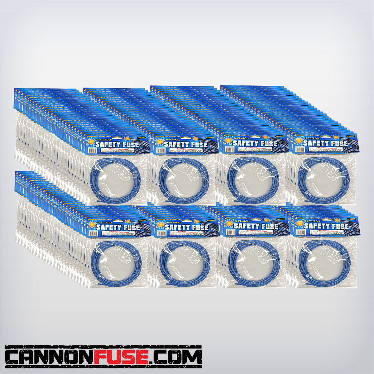 Case of Blue Safety Fuse (16-20 sec/ft)
