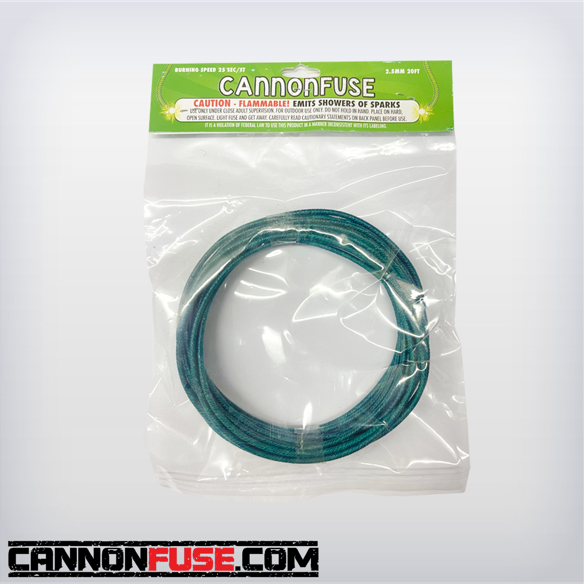 > Wholesale > Case of Green Cannonfuse (25-30 sec/ft)