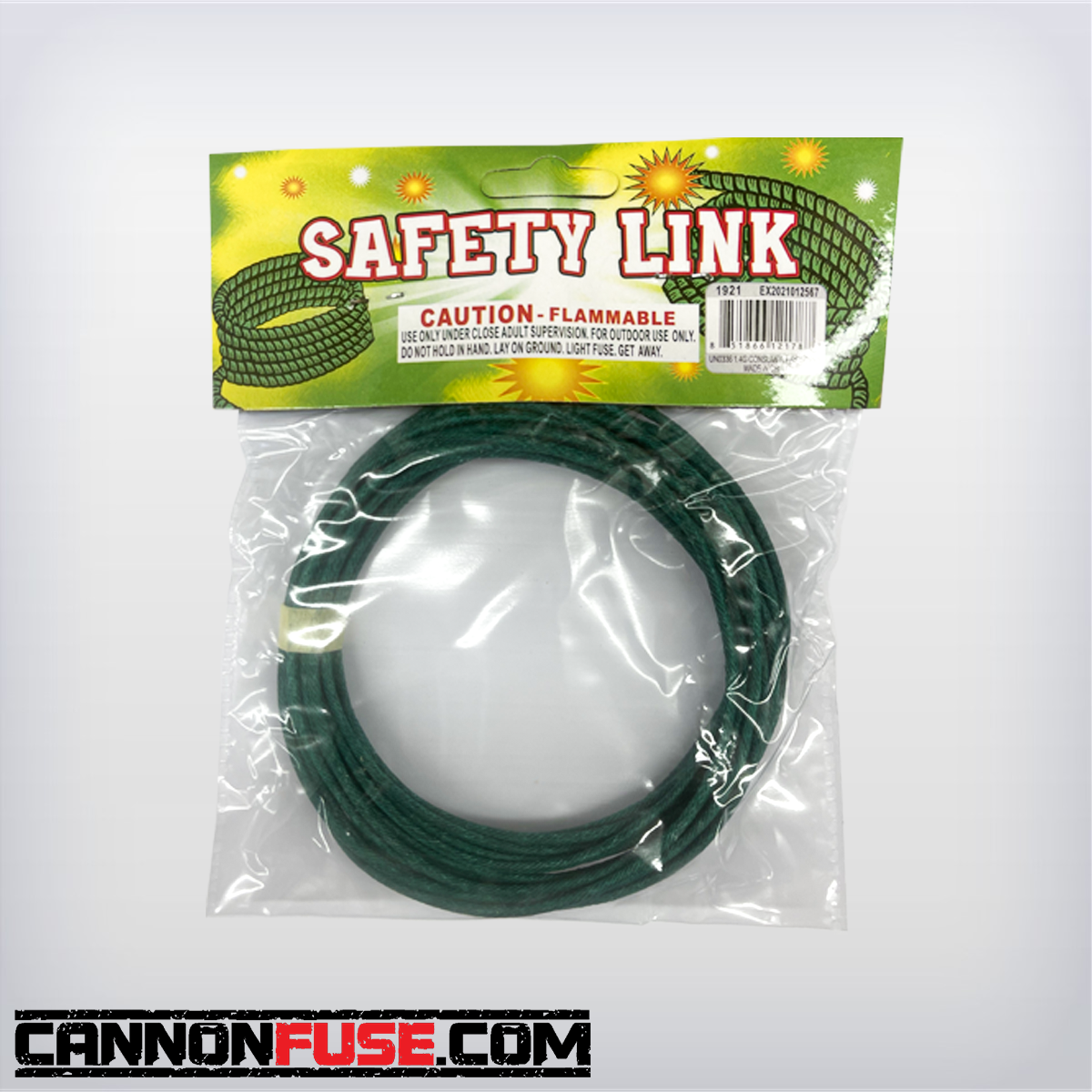 Magic Link A Green Safety Fuse (25-27 sec/ft) *New* - Twisted Thunder  Fireworks