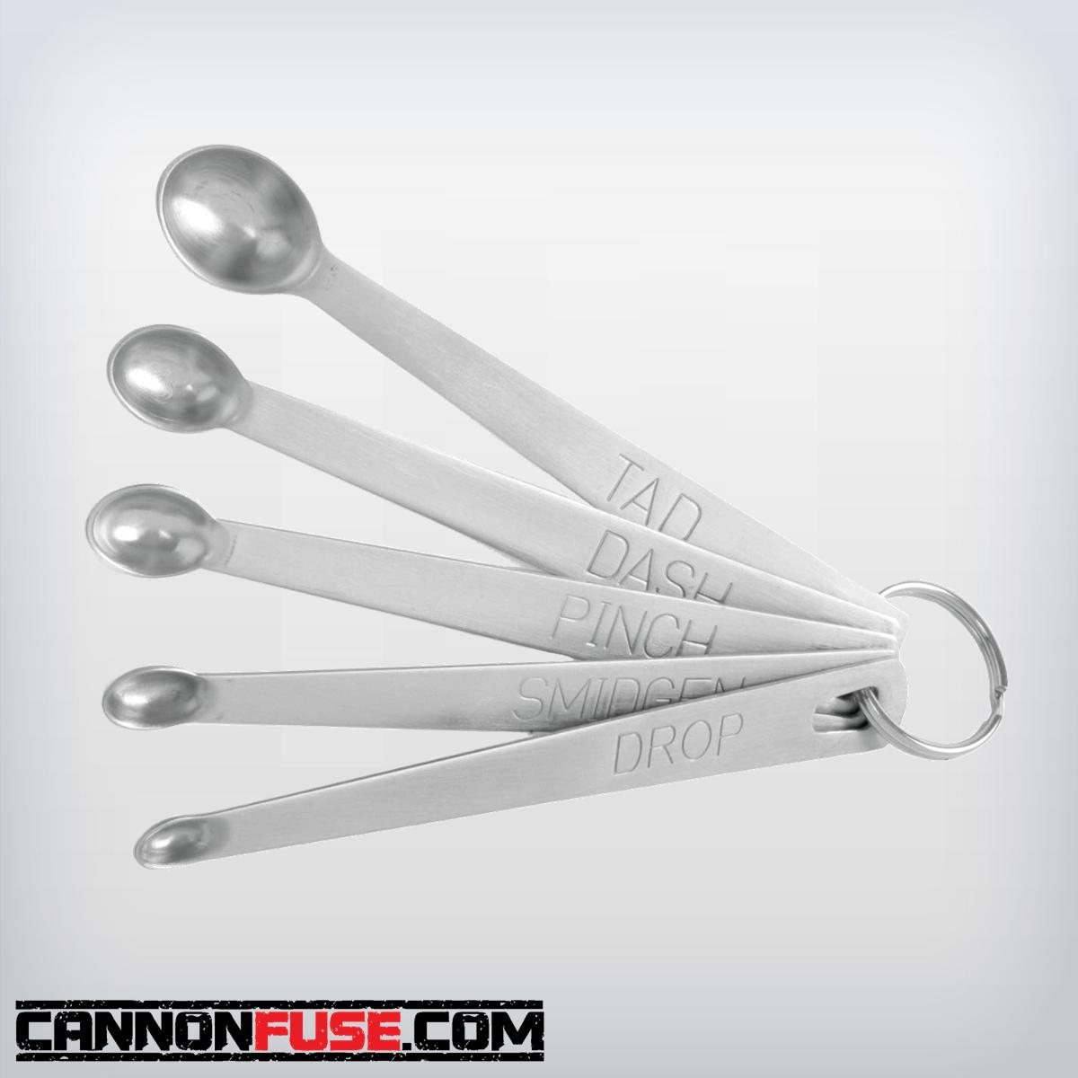 4-Piece Mini Measuring Spoons Tad Dash Pinch Smidgen