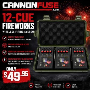 12 Cue Wireless Firework Firing System