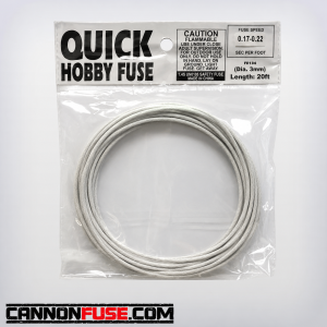 White Safety Fuse (0.1-1.25 sec/ft)